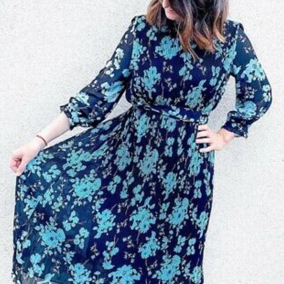 Zara | Dresses | Nwt Zara Blue And 